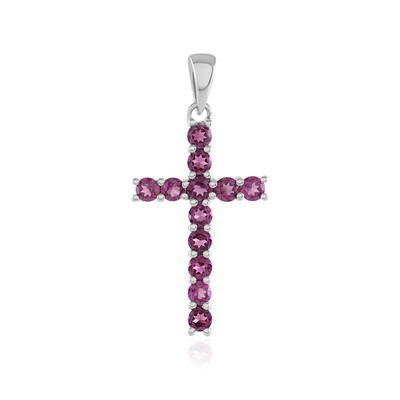 Pendentif en argent et Grenat Rhodolite