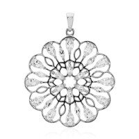 Pendentif en argent et Topaze blanche