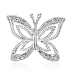 Pendentif en argent et Diamant I2 (I)