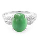 Bague en argent et Chrysoprase impériale