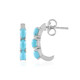 Boucles d'oreilles en argent et Turquoise Sleeping Beauty