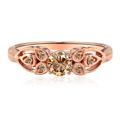 Bague en or et Diamant rose de France VS1 d'Argyle