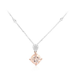 Collier en or et Morganite AAA