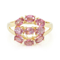 Bague en or et Saphir Padparadscha non chauffé (AMAYANI)