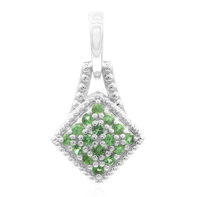 Pendentif en argent et Grenat Tsavorite