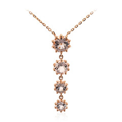 Collier en or et Morganite AAA