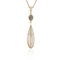 Collier en or et Diamant champagne I1 (Ornaments by de Melo)