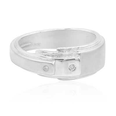 Bague en argent et Diamant I1 (G) (Annette)