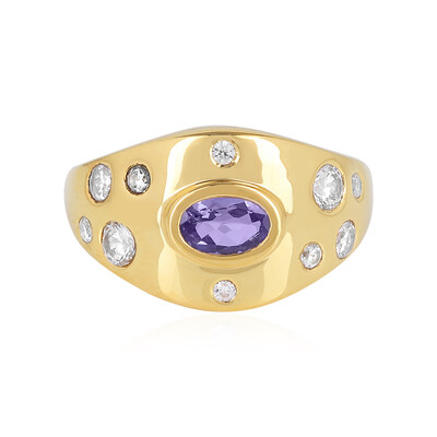 Bague en argent et Tanzanite