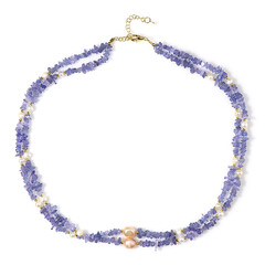 Collier en argent et Tanzanite