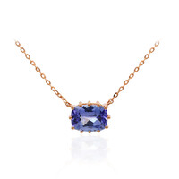 Collier en or et Tanzanite AAA