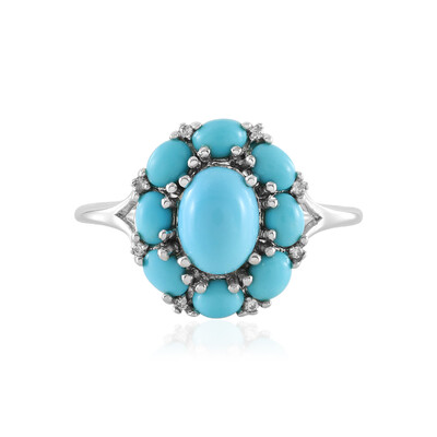 Bague en argent et Turquoise Sleeping Beauty