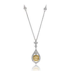 Collier en or et Diamant SI2 jaune (CIRARI)