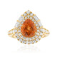 Bague en or et Grenat mandarine (CIRARI)