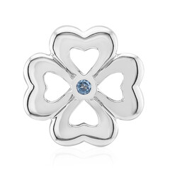 Charm en argent et Topaze bleu Suisse