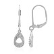 Boucles d'oreilles en argent et Diamant SI1 (G) (Annette)