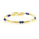 Bracelet en acier et Lapis-Lazuli (Riya)