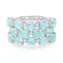 Bague en argent et Apatite