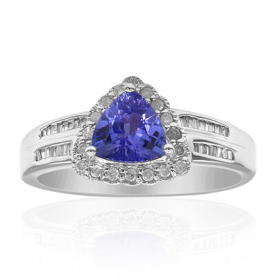 Bague en or et Tanzanite AAA