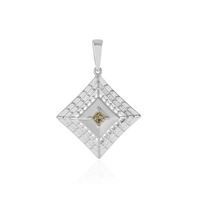 Pendentif en or et Diamant champagne I2 (Ornaments by de Melo)