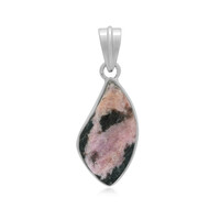 Pendentif en argent et Rhodonite Sulavesi (Bali Barong)