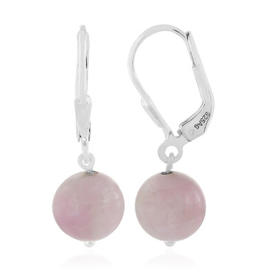 Boucles d'oreilles en argent et Kunzite