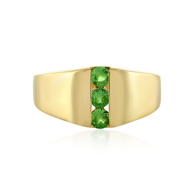 Bague en argent et Grenat Tsavorite