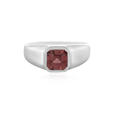 Bague en argent et Zircon rose