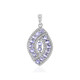 Pendentif en argent et Tanzanite