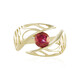 Bague en or et Topaze rose (Ornaments by de Melo)