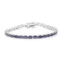 Bracelet en argent et Iolite