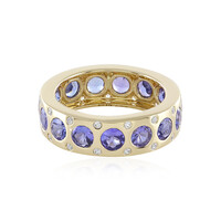 Bague en or et Tanzanite AAA (de Melo)