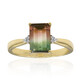 Bague en or et Tourmaline multicolore