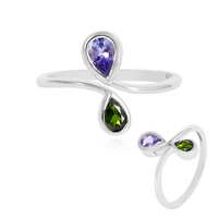 Bague en argent et Tanzanite