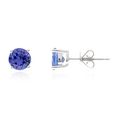 Boucles d'oreilles en or et Tanzanite AAA