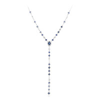 Collier en or et Saphir bleu de Ceylan (CIRARI)