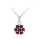 Collier en argent et Rubis