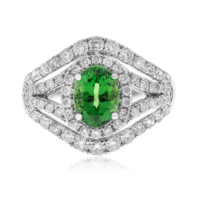 Bague en or et Grenat Tsavorite AAA (CIRARI)