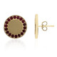 Boucles d'oreilles en or et Rubis du Mozambique (Adela Gold)