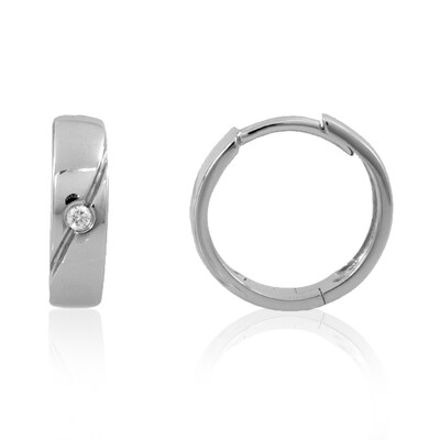 Boucles d'oreilles en platine et Diamant Flawless (F) (LUCENT DIAMONDS)