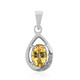 Pendentif en argent et Béryl jaune