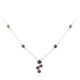 Collier en or et Tanzanite AAA (de Melo)