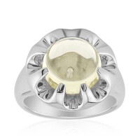 Bague en argent et Citrine jaune citron (Remy Rotenier)