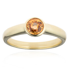 Bague en or et Grenat mandarine (CUSTODANA)