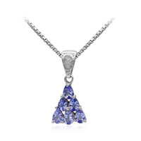 Collier en argent et Tanzanite