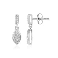 Boucles d'oreilles en argent et Zircon