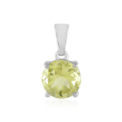 Pendentif en argent et Quartz de l'Ouro Verde