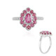 Bague en argent et Rubellite