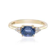 Bague en or et Spinelle bleu cobalt Luc Yen (AMAYANI)