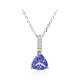 Collier en or et Tanzanite AAA